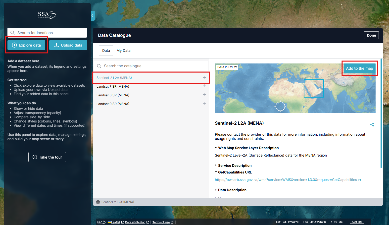 DE Arabia maps image