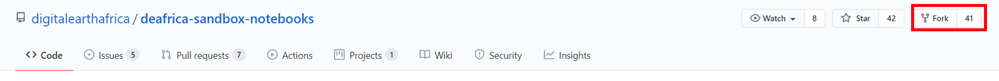 Fork a repo from the GitHub website.