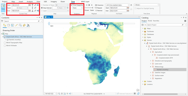 ArcGIS - Time slider configuration