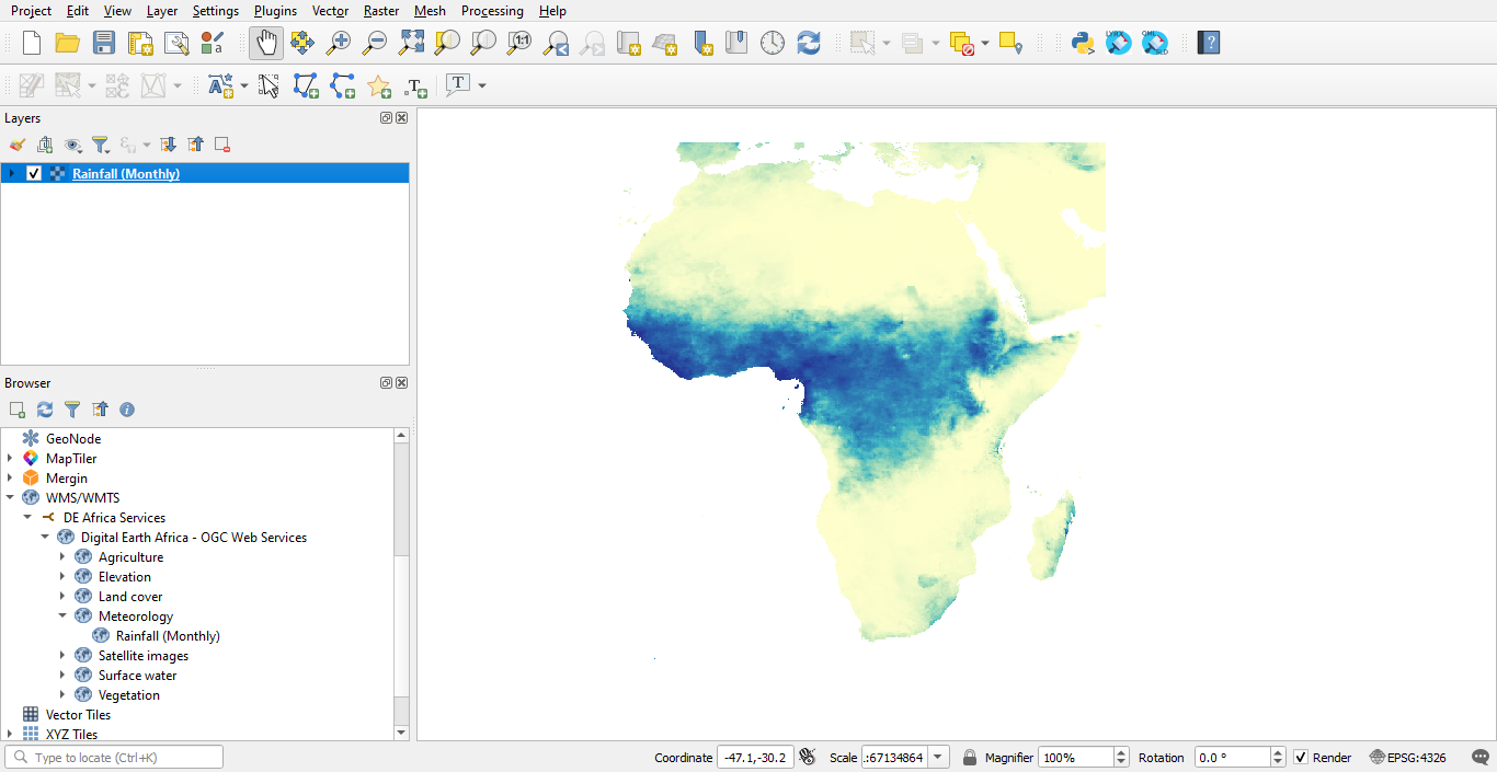 QGIS - Static WMS-T Layer