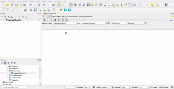 QGIS - Forward Animation to End