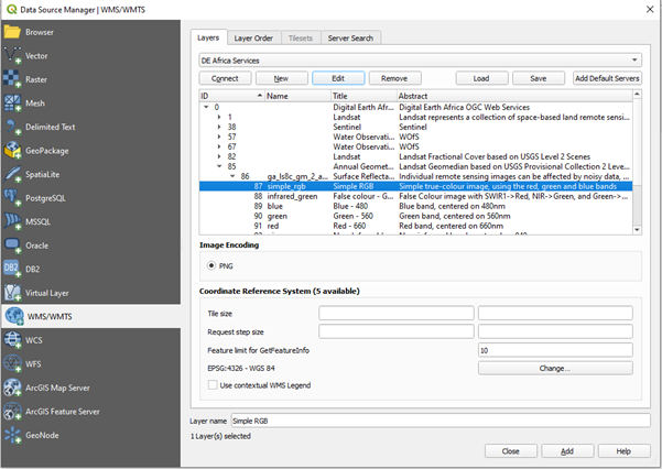 QGIS - View Connection
