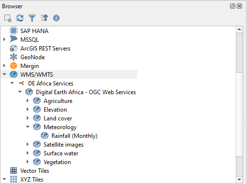 QGIS - View Connection
