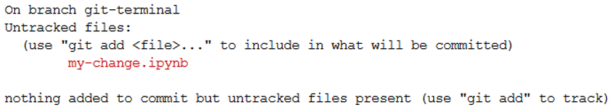 New files are untracked.