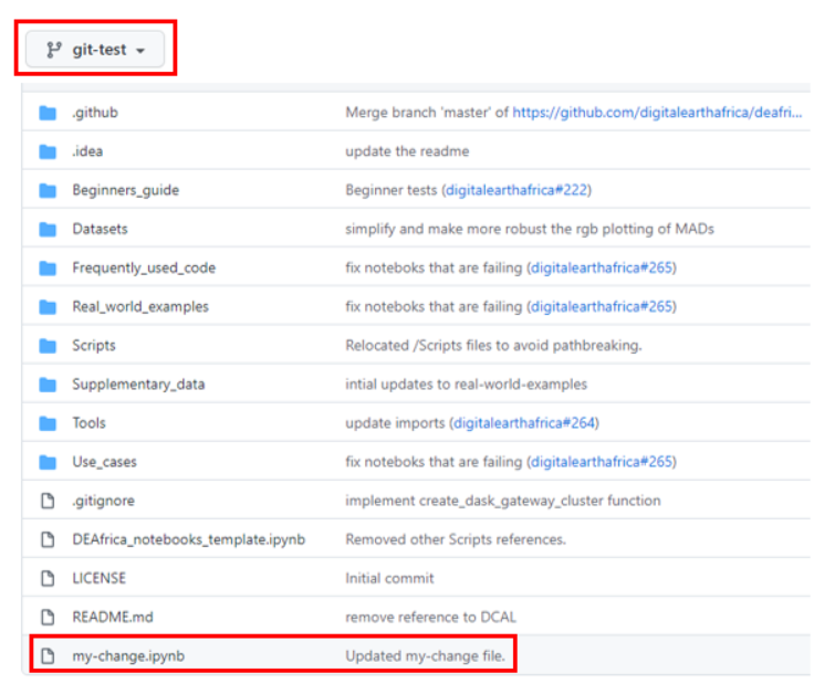 The new branch has the changes.
